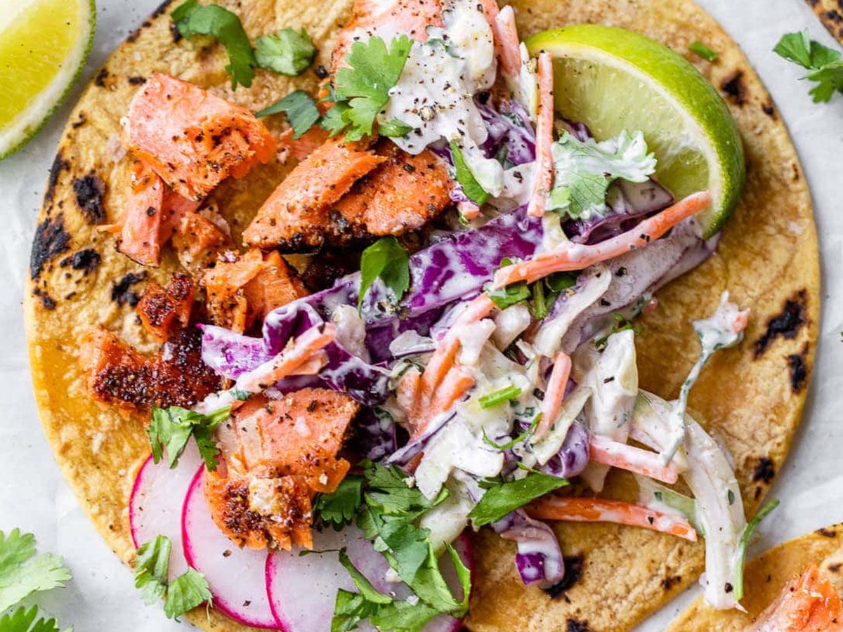 Taco salmon
