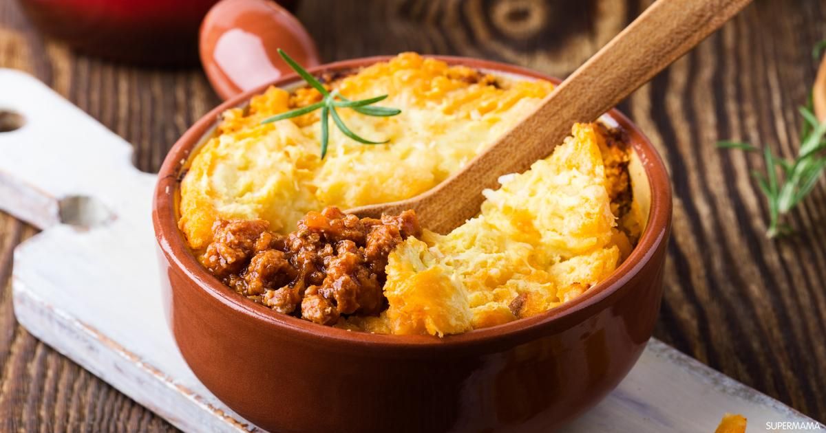 Pasta Minced Meat With Mozzarella Cheese Casserole