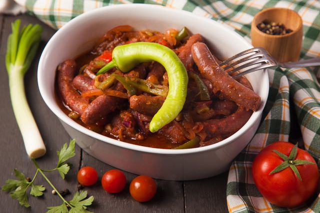 Pasta With Oriental Sausage Casserole