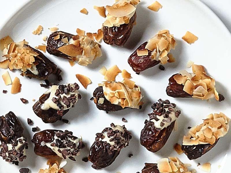 Sesame Paste Salad With Dates