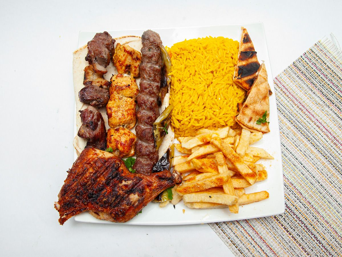 Quarter of Chicken And 1/8 Kofta
