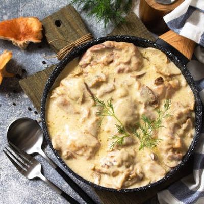 Fillet white sauce casserole