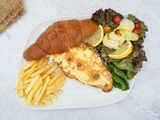 Scrambled Salmon Croissant