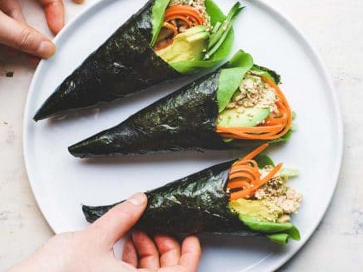 Shrimp Temaki Sushi