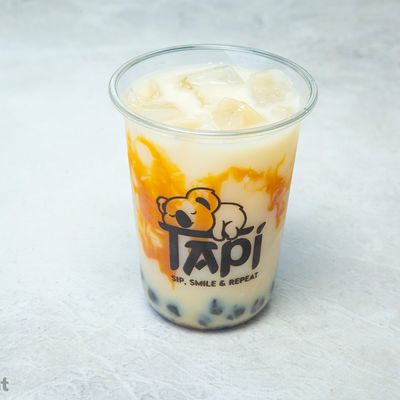Mango coconut Boba