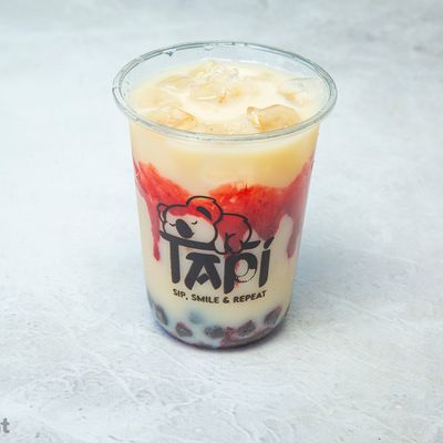 Strawberry coconut Boba