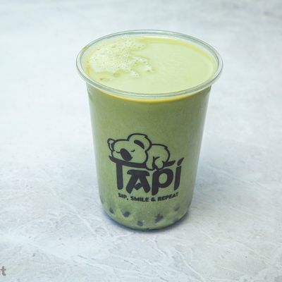 White chocolate Matcha Boba