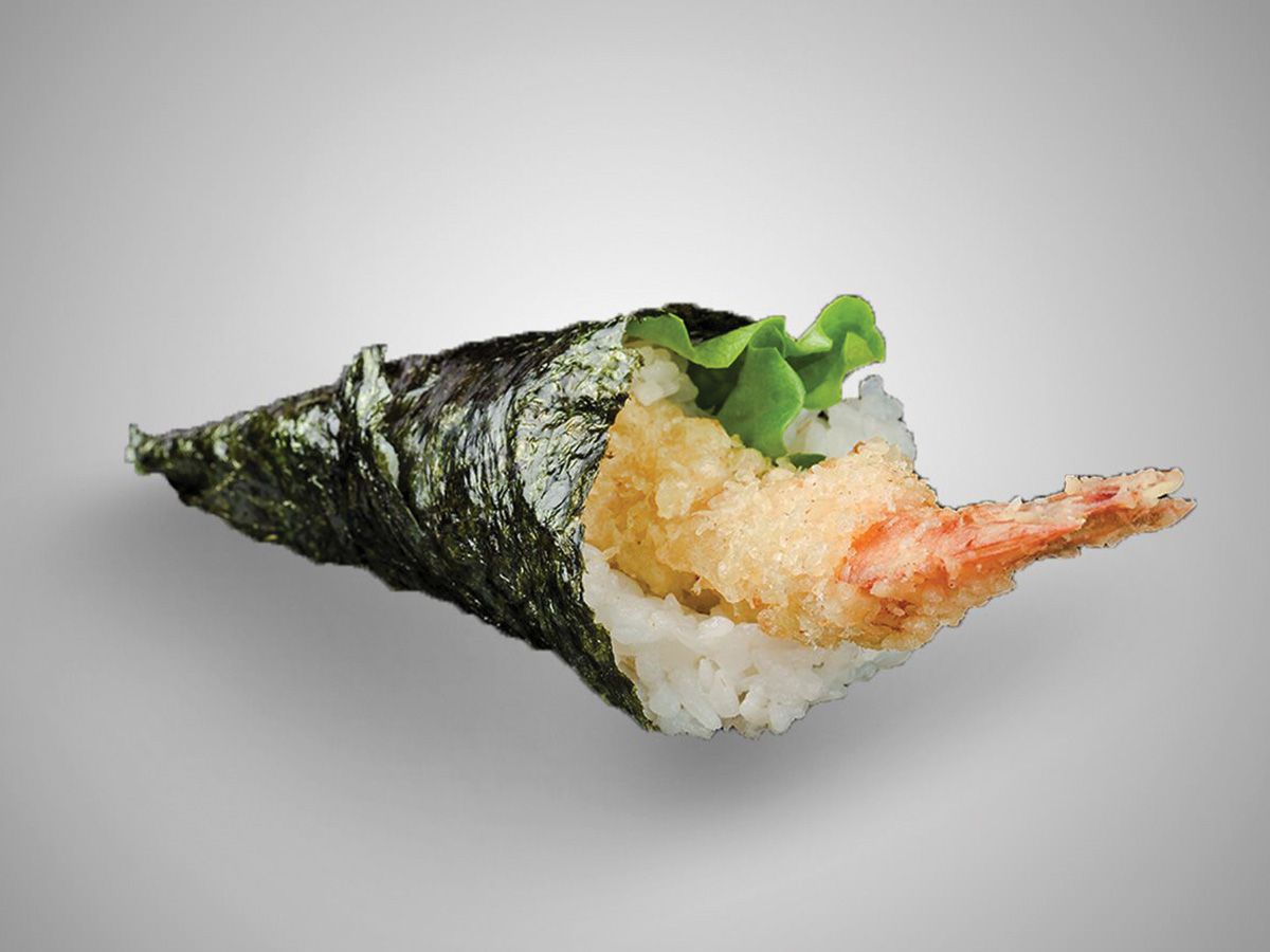 Temaki shrimp tempura
