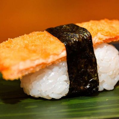 Tempura Salmon nigiri