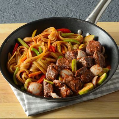 Teriyaki Beef Pan Platter