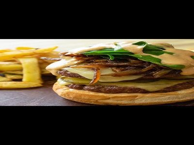 Teriyaki Burger Combo Sandwich