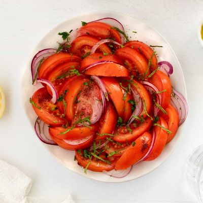 طبق باسترمة سادة