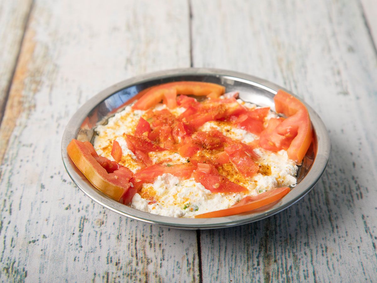 Tomatoes With Cheese Plate