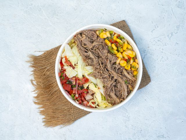 Tostada Bowl Shredded Beef