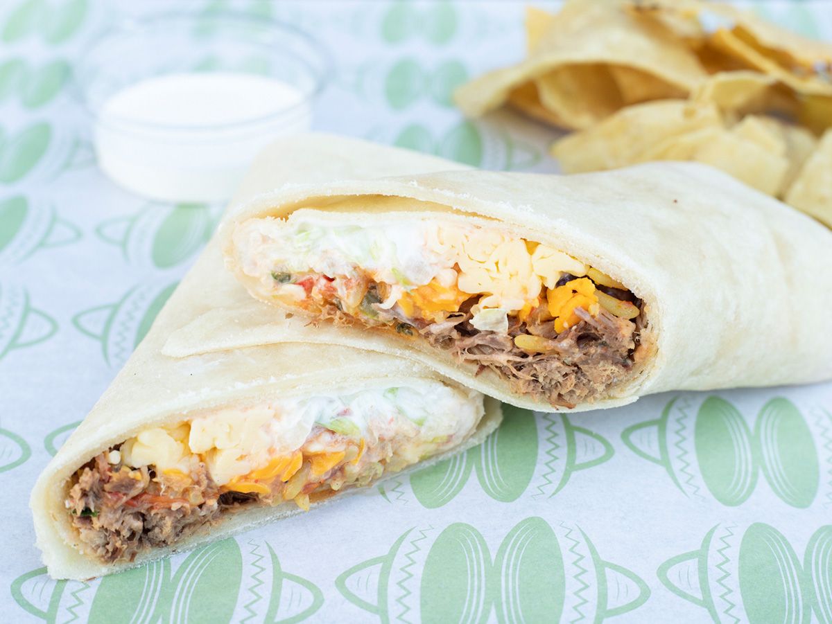 Tostado Burritos Shredded Beef
