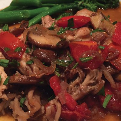 Trebianco mushroom, pepper
