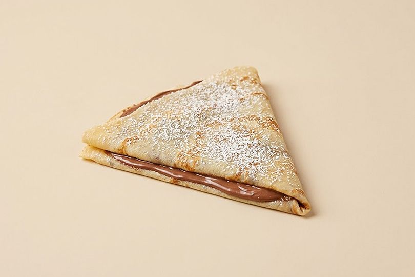 Chocolate triangle crepe