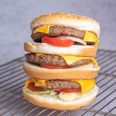 Triple Texas Burger Sandwich