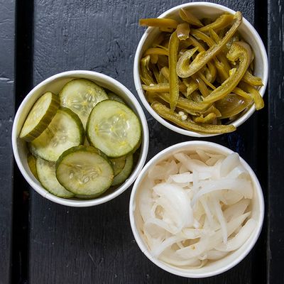 Tub of House Pickles