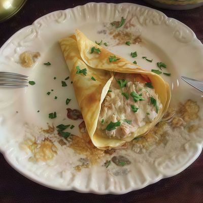 Tuna crepe