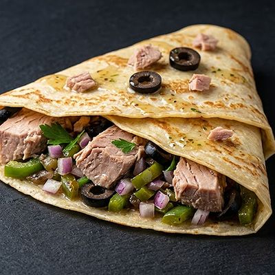 Tuna Pieces Crepe