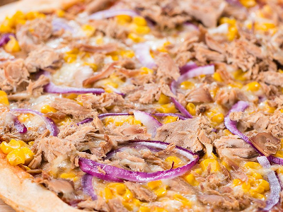 Shredded Tuna Pizza