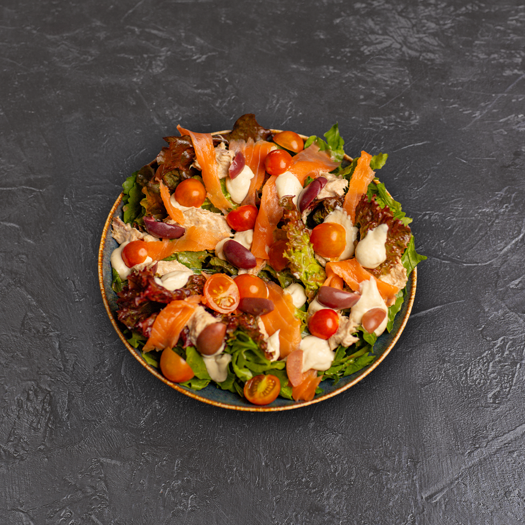 Tuna Salad With Smoked Salmon