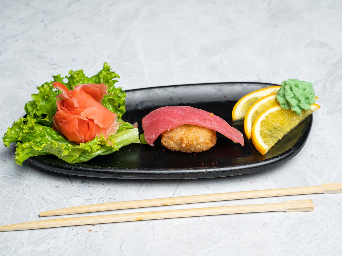 Tuna With Crispy Rice And Avocado