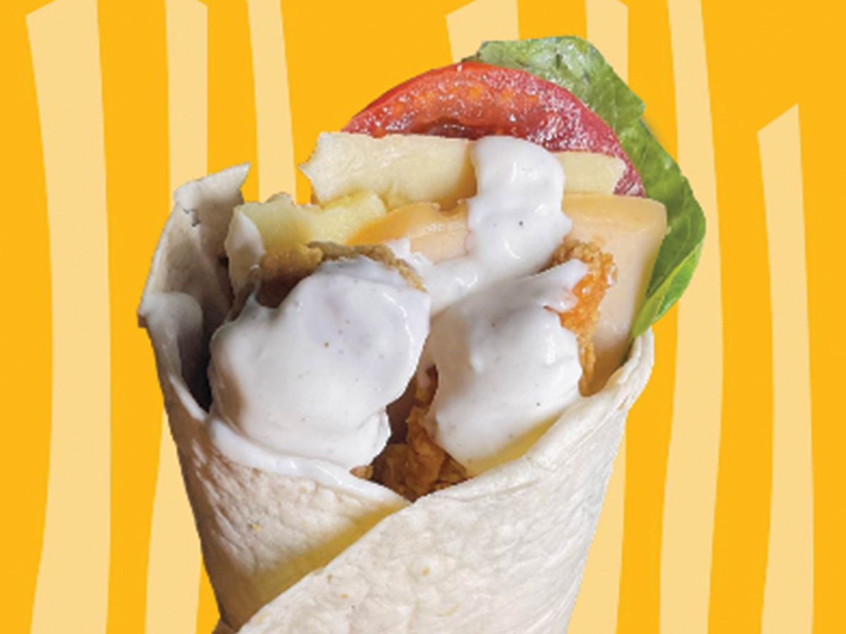 Turkey And Cheese Chicken Wrap
