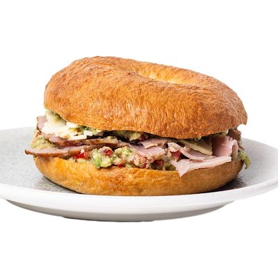 Turkey Deluxe Bagel