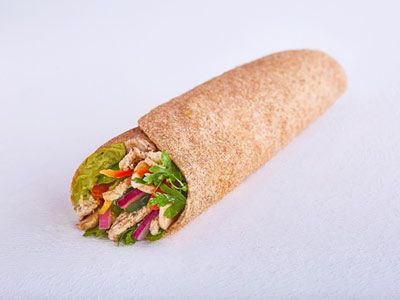 Turkey Shawerma Wrapped Sandwich