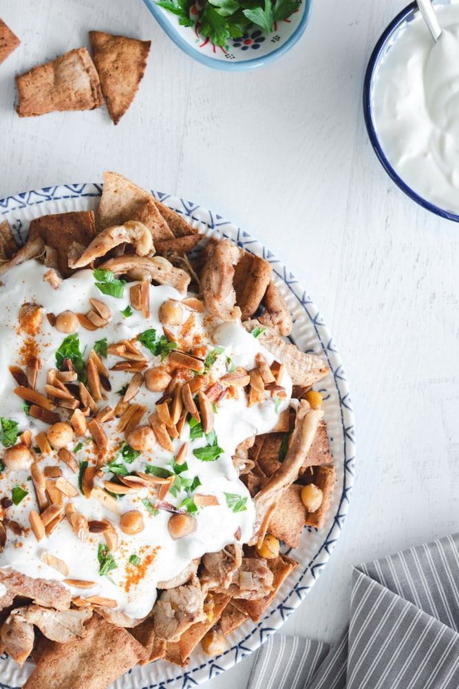 Turkish Chicken Shawerma Fatteh