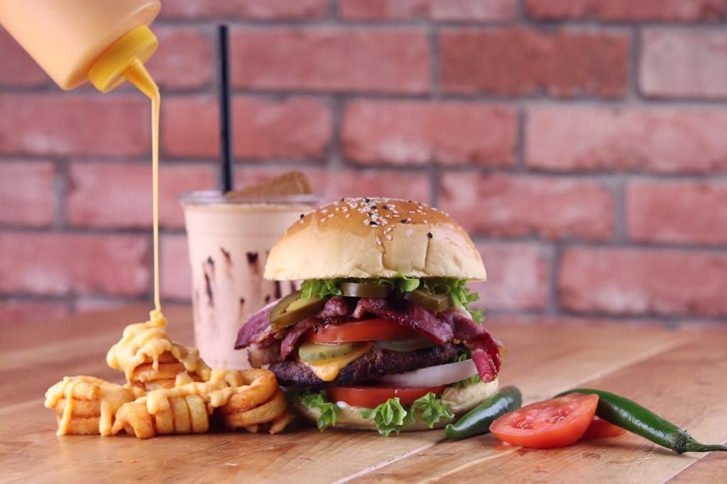 Double Falo Melted Burger Sandwich