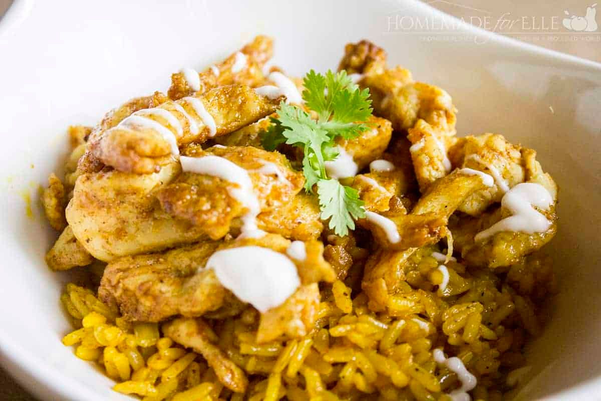 Chicken Shawerma Rice Platter