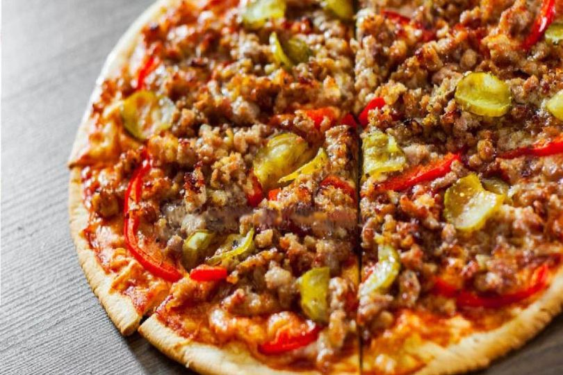 Turkish Kabab Pizza
