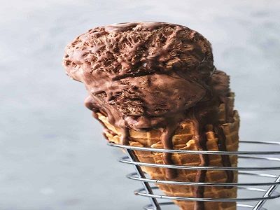 Twix Chocolate Ice Cream Cone