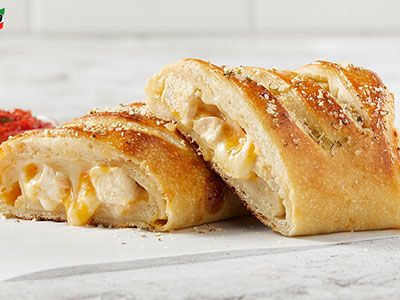Alfredo Chicken Stromboli