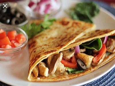 Chicken Fajita Crepe