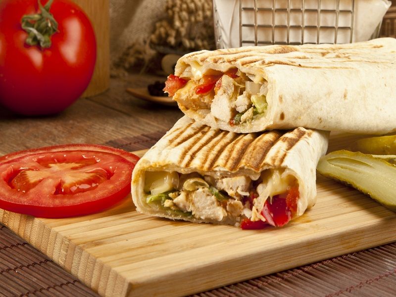 Syrian Shish Tawook Sandwich