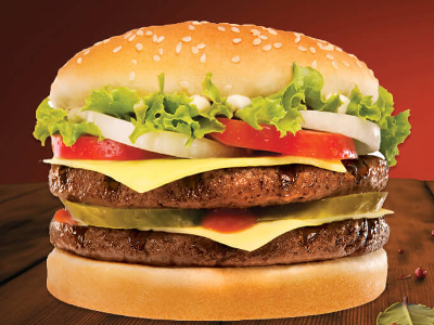 Double Steak Burger Sandwich