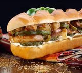 Fasting Fajita Mushroom Sandwich