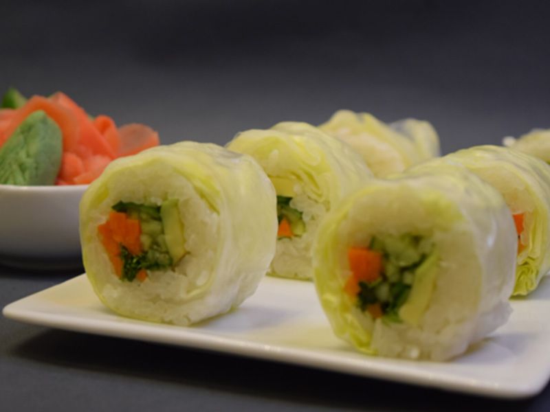 Veggie Iceberg Lettuce Roll
