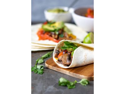 Mushroom Fajita Sandwich