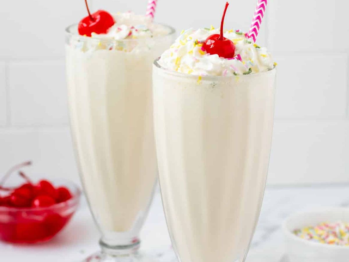 Vanilla milkshake