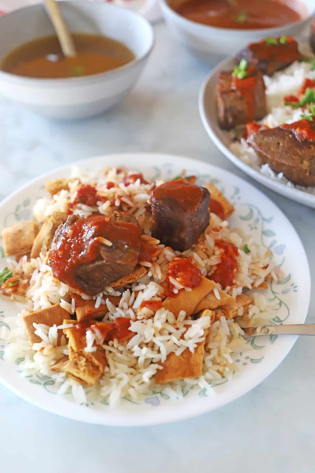 Veal Shank Fattah