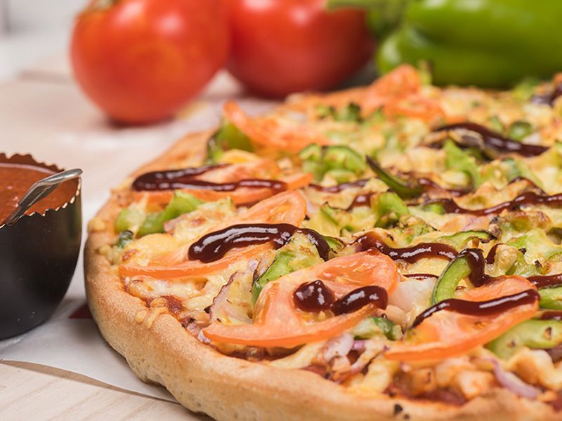 Vegetables pizza