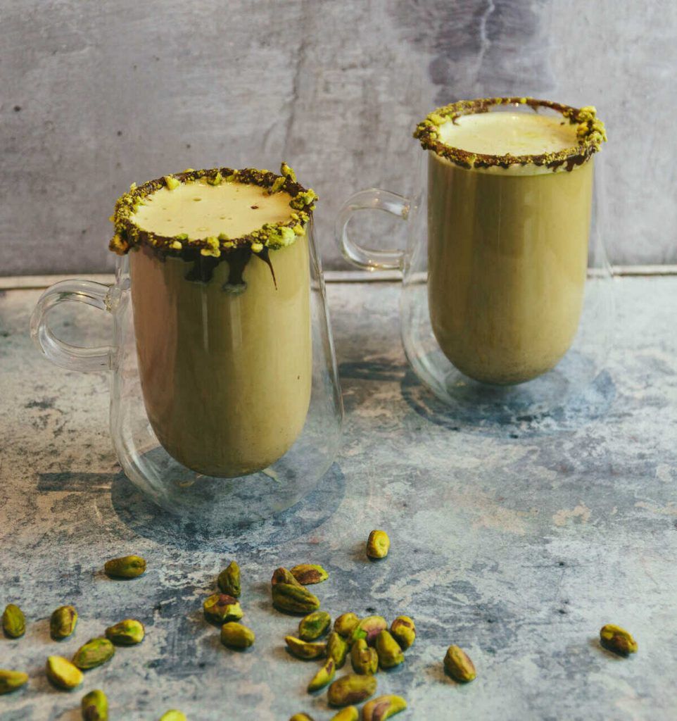 Spanish latte pistachio