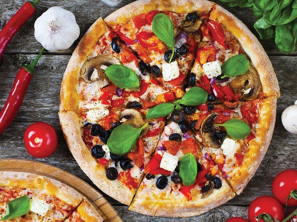 Vegan fasting pizza