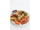 Mix Tempura Veggie And Fish Platter