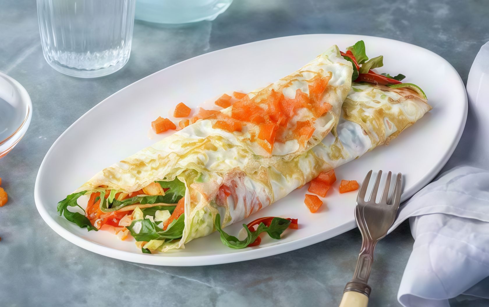 Vegetable Crepe